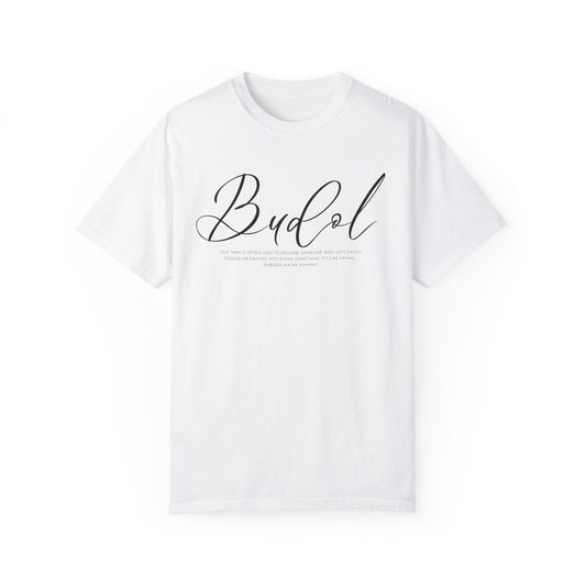 Budol Tee, Funny & Unique Filipino Tshirt, Philippines-Inspired Apparel, Humorous Cultural Expression